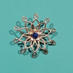 Vintage Sapphire Brooch